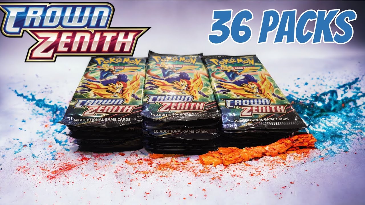 Opening 36 Packs of Crown Zenith: Hunting for Gold cards!