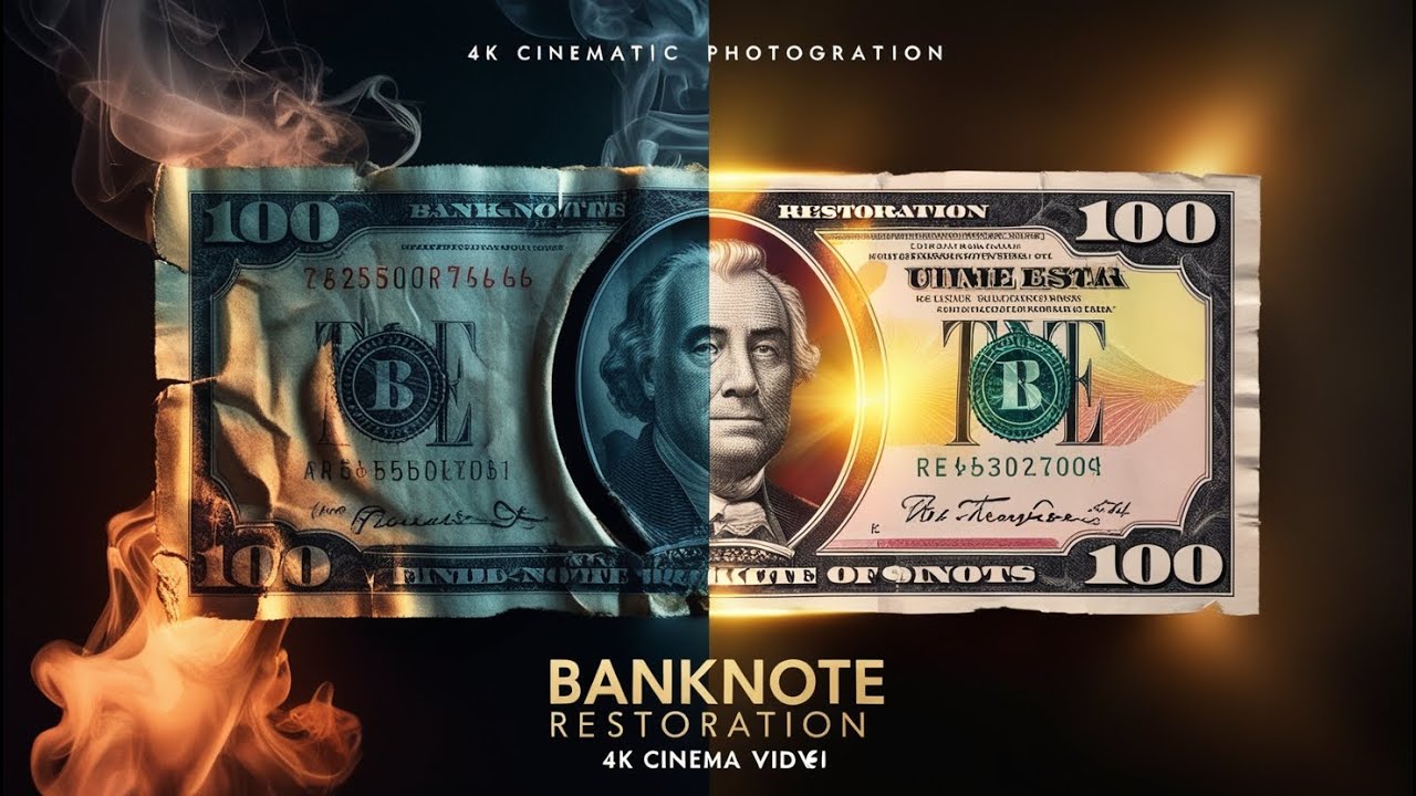Transforming Old Banknotes! 🏦 Restoration Before & After | Old Money | Money Restoration