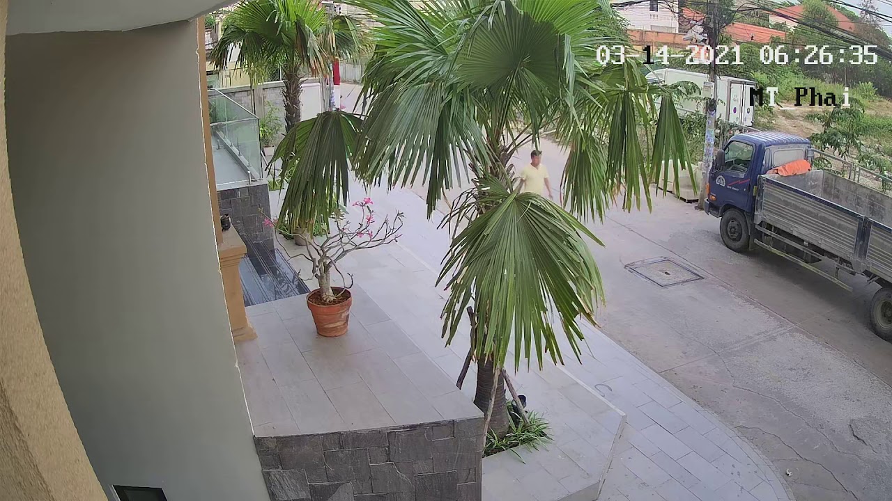 Cammera IP HIK Test at Morning