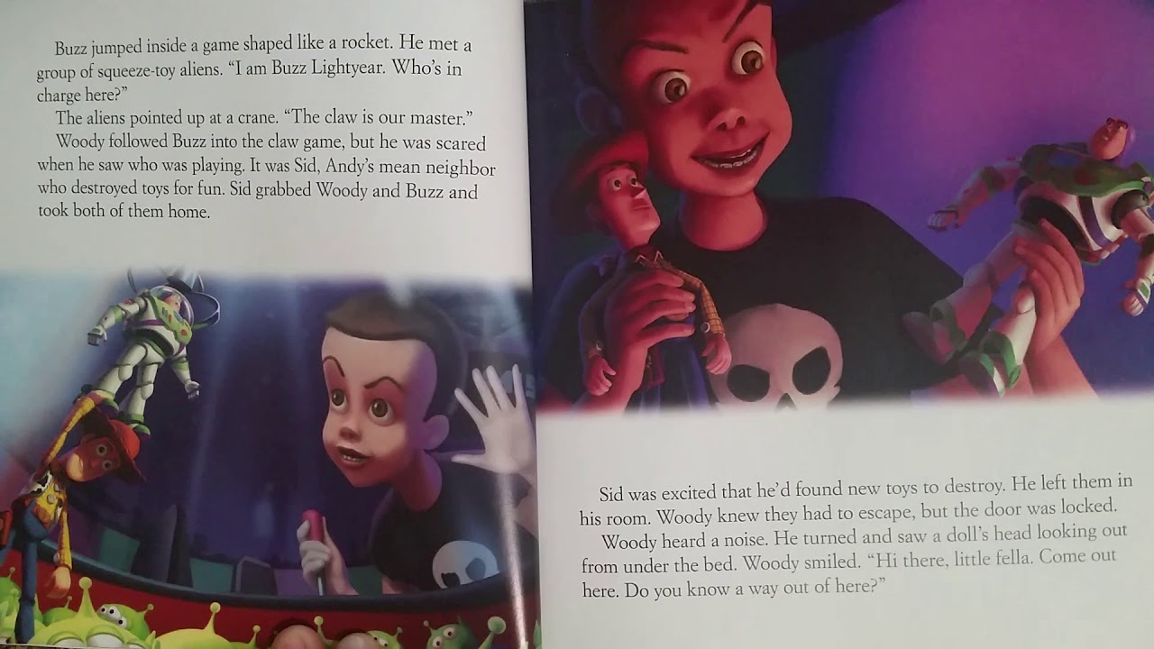 Kids book read aloud:To infinity and Beyond  .Toy Story 01