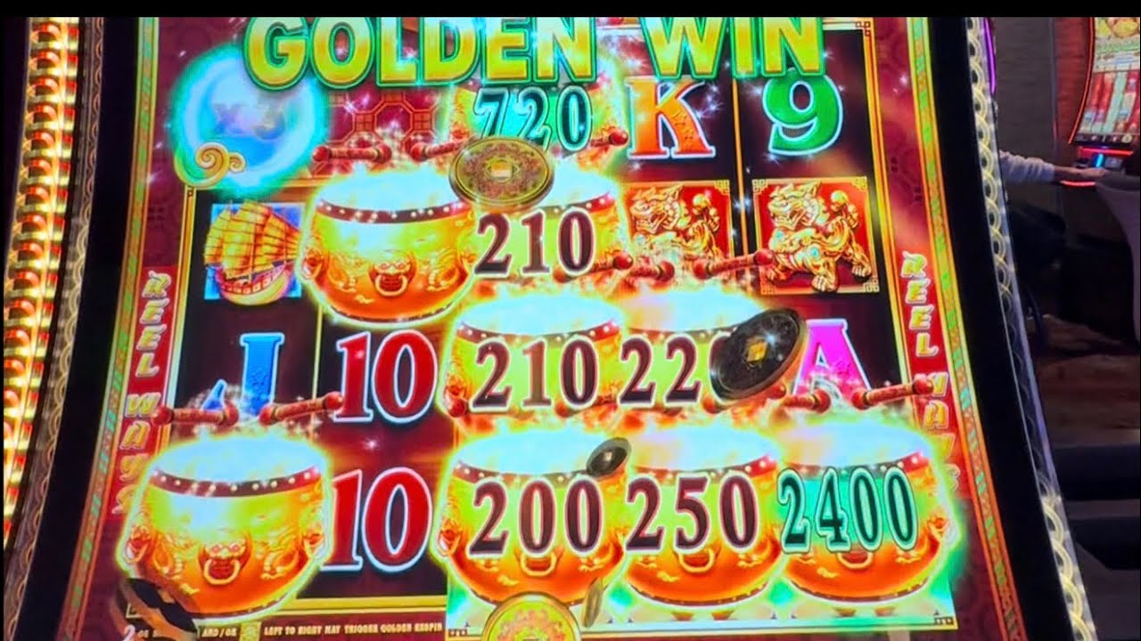 Golden Drums Dancing Drums #dancingdrums #casino #shorts 