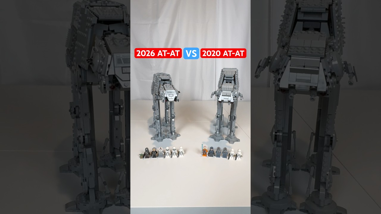 LEGO AT-AT 2020 против AT-AT Имперского остатка 2026! Какая версия лучше? 🤔