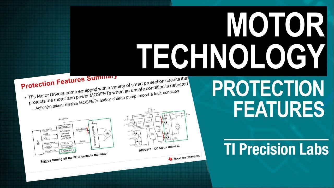 Motor driver protection features