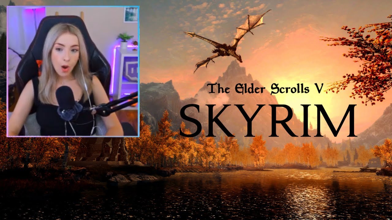 FIRST TIME PLAYING SKYRIM REACTION - Part 1