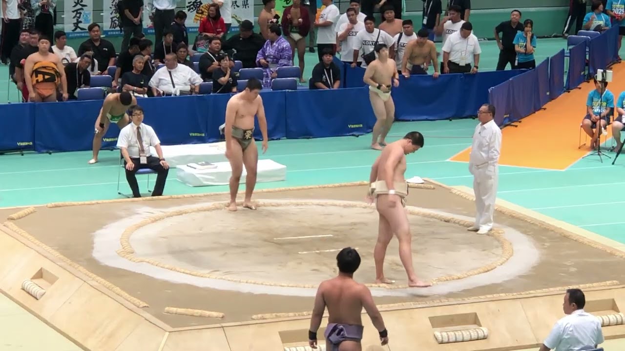 100kg級トーナメント1回戦から準々決勝まで　令和7年度全国高等学校総合体育大会インターハイ　相撲選手権大会