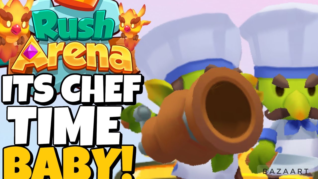 HOT FIRE CHEF COOKING THE COMPETITION! RUSH ARENA