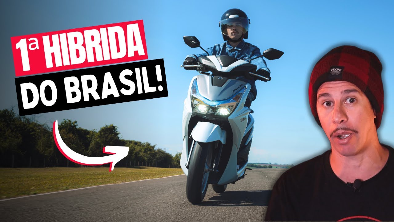 YAMAHA FLUO HÍBRIDA: PRIMEIRA SCOOTER HÍBRIDA DO BRASIL