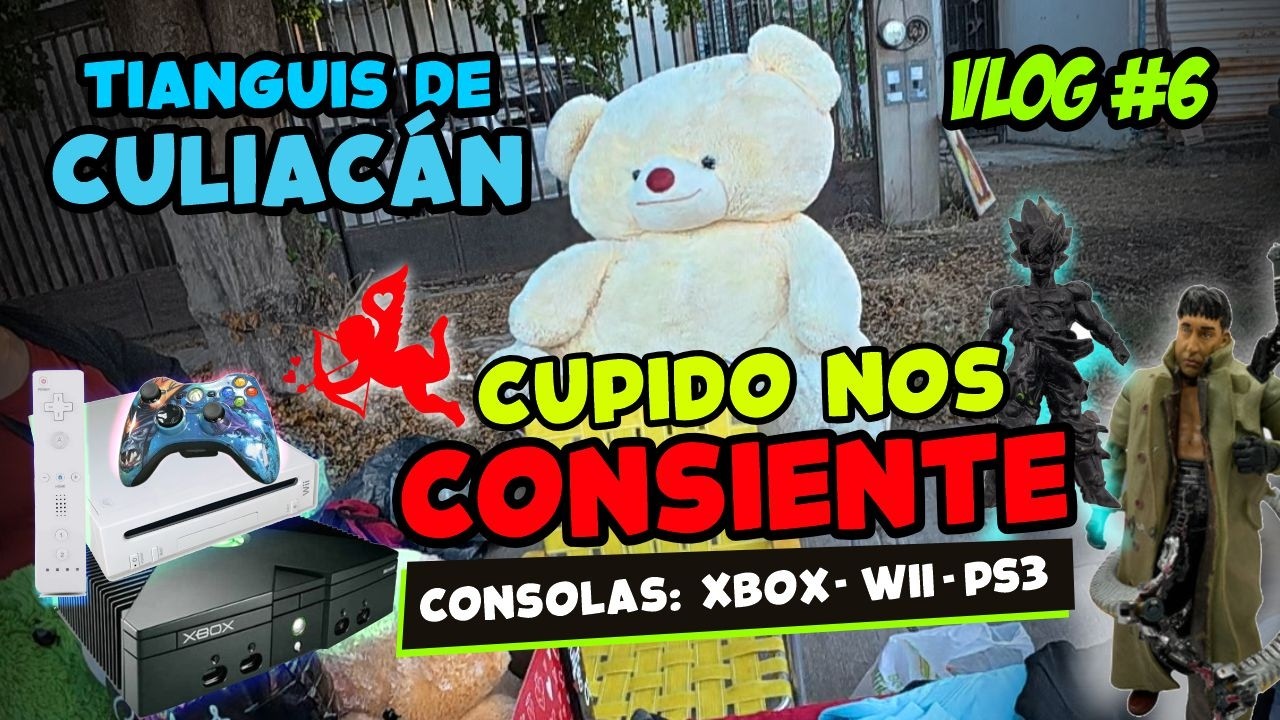 Encontramos algo de nintendo wii, xbox y dragón ball, chachareando en los tianguis de Culiacán.