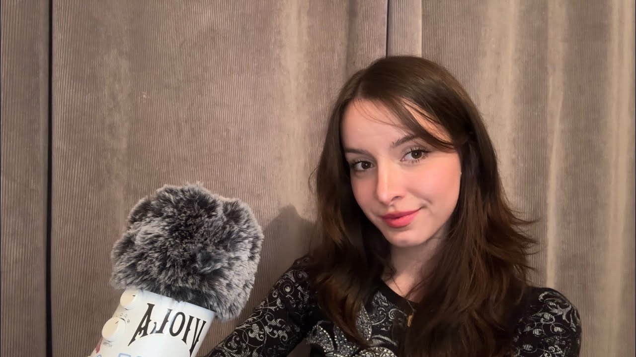 ASMR Close Whispers w Fluffy Mic ⋆˙⟡