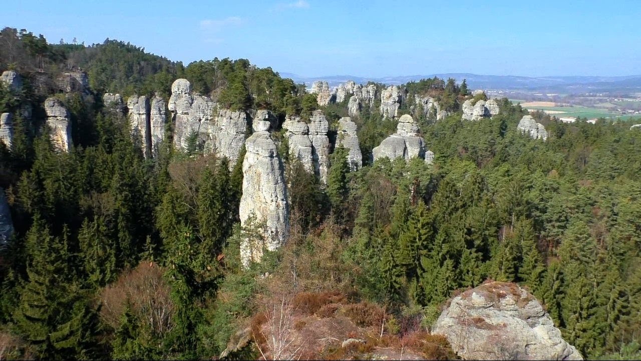 Felsenstadt Hrubá Skála im Böhmischen Paradies in Tschechien / Hruboskalské skalní město / Český ráj
