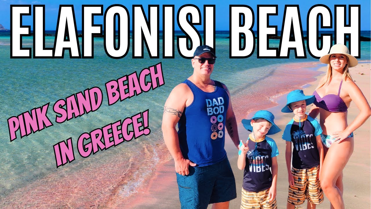ELAFONISI BEACH, Crete Road Trip! | PINK Sand?? | Best Beach in Greece! 2023