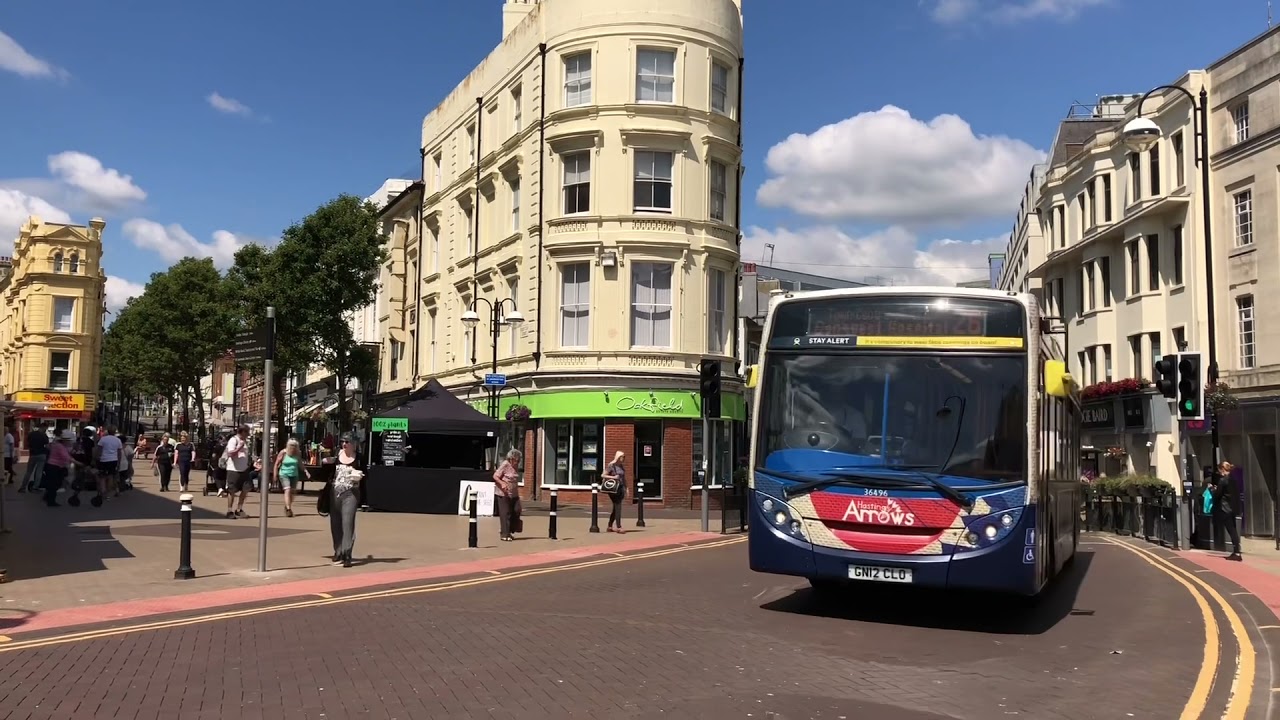 Hastings Town Centre/East Sussex/England