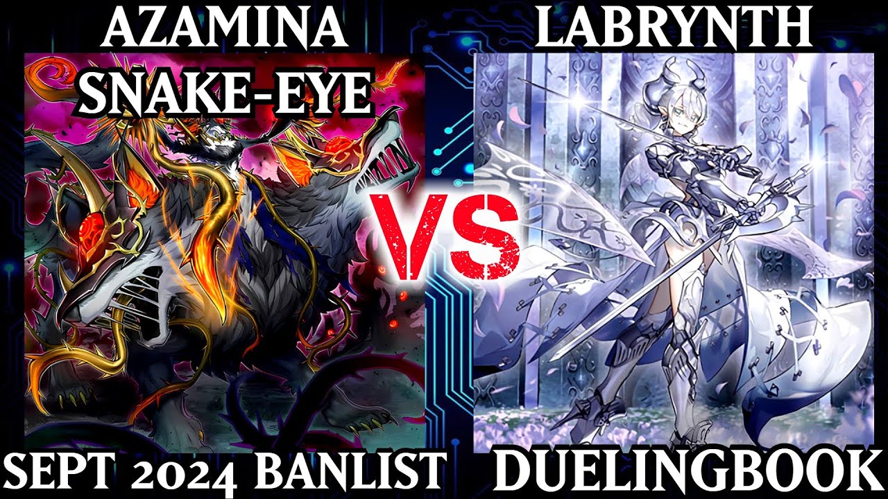 Azamina Snake-Eye vs Labrynth | High Rated | Dueling Book