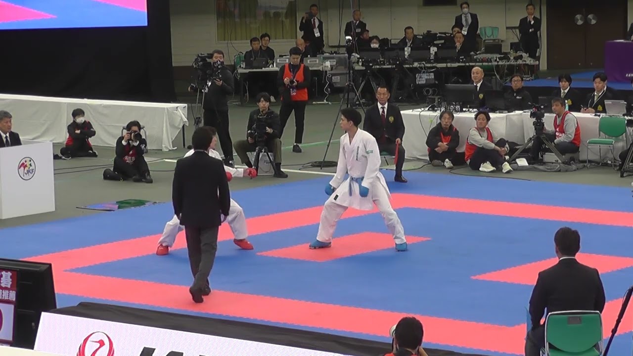 第53回全日本空手道選手権大会　男子個人組手準決勝　2025年12月14日　日本武道館