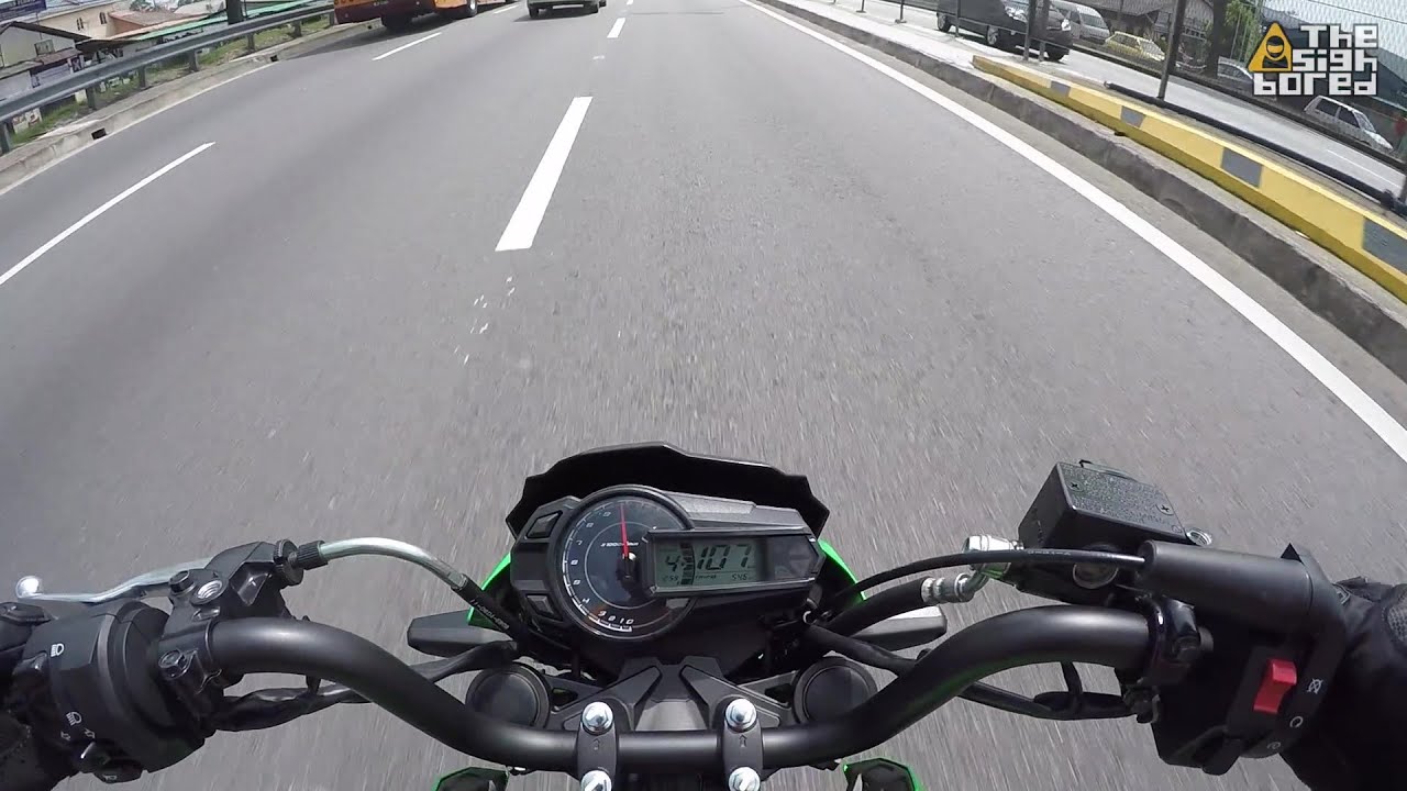 Kawasaki Z125 Pro | Top speed | Standard VS custom exhaust