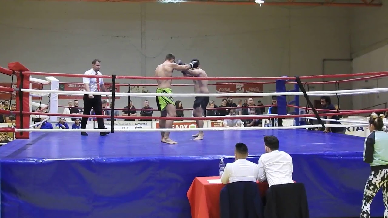 Szabolcs Könczei Romanian Ashihara & Kickboxing international Open 83 Kg Round 1