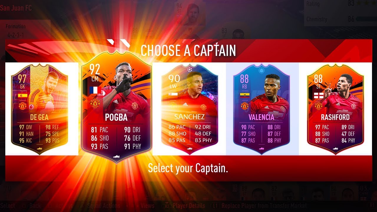 HIGHEST RATED MAN UTD FUT DRAFT CHALLENGE! - FIFA 19 Ultimate Team