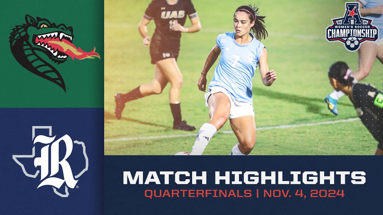 2024 American Womens Soccer Quarterfinals - #5 UAB vs #4 Rice