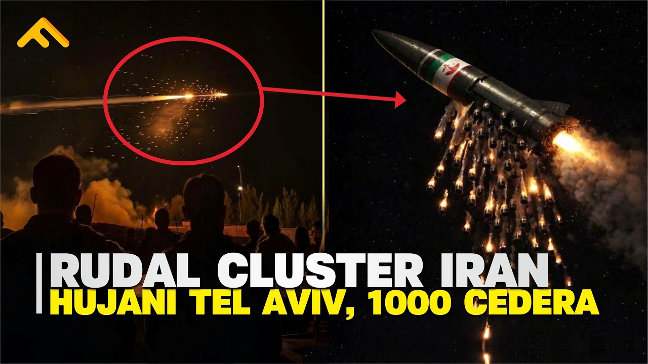 Rudal Cluster Iran Hujani Tel Aviv di Area Padat Penduduk, 12 Luka dan Lebih 1000 Cedera!