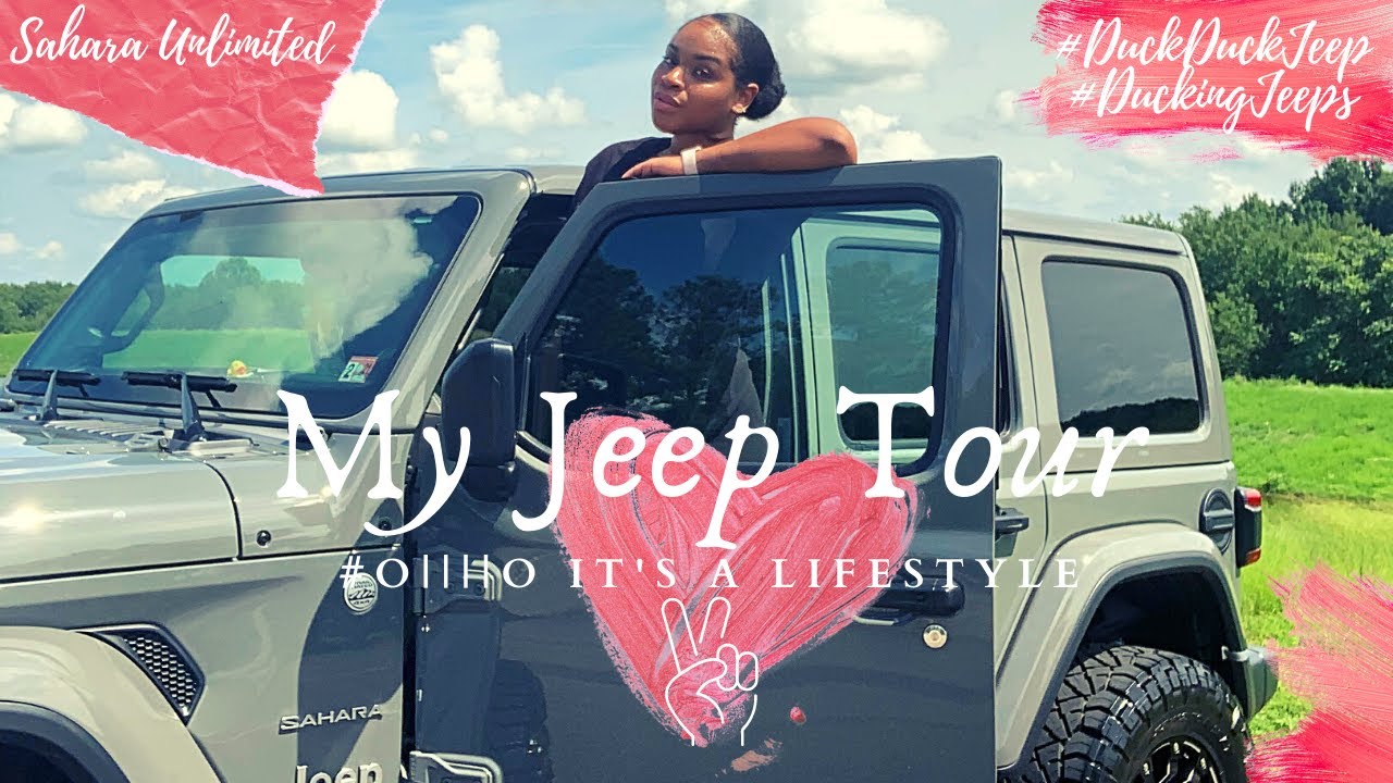 What’s in my Truck: Tour my Jeep Sahara | Truck essentials + Travel Pack | Jeep Life #olllo ✌🏽