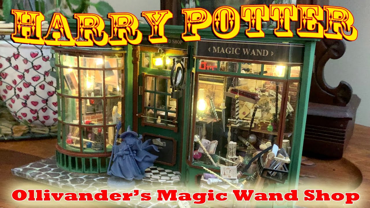 I Spent 30 Days Building Ollivander's Magic Wand Shop Miniature and Here's What Happened