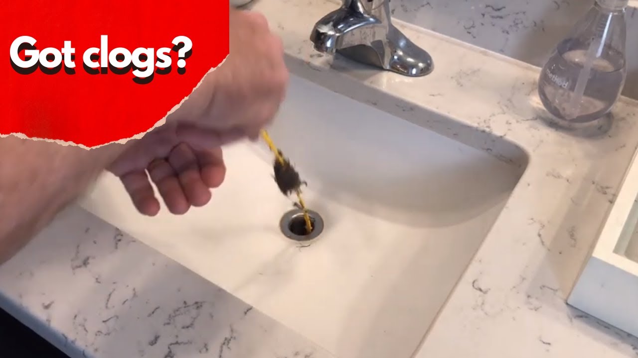 Unclog Your Bathroom Sink Drain Quickly & Easily with Zip-It