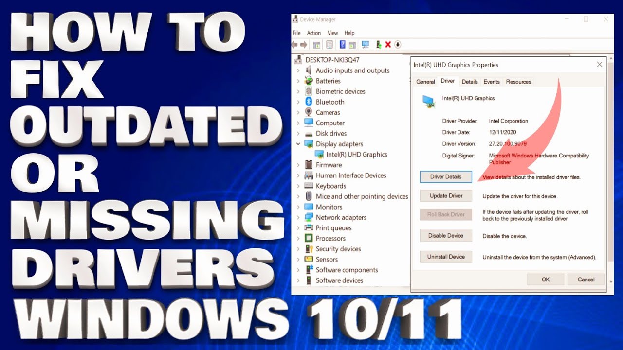 Driver Troubleshooting in Windows 10/11 Outdated and Missing