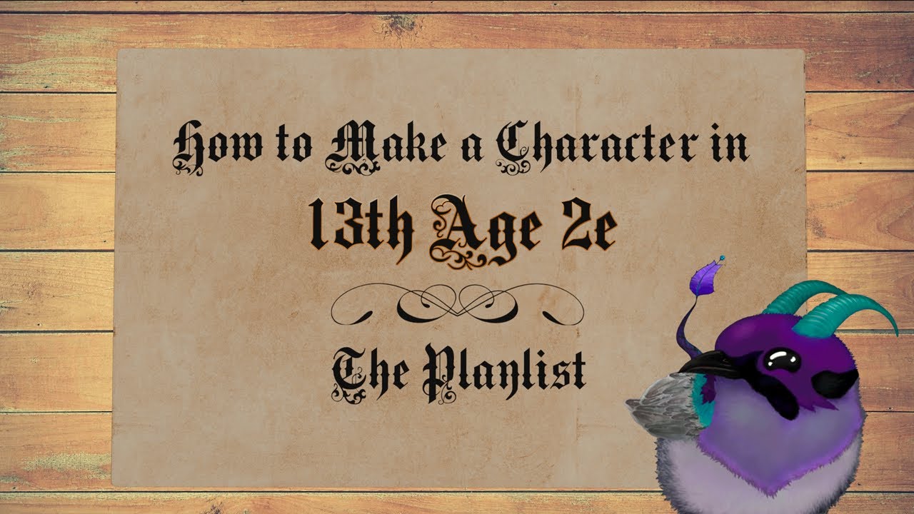 Step 3 - Choose Your Kin & Learn About Time in How to Make a Character in 13th Age 2e
