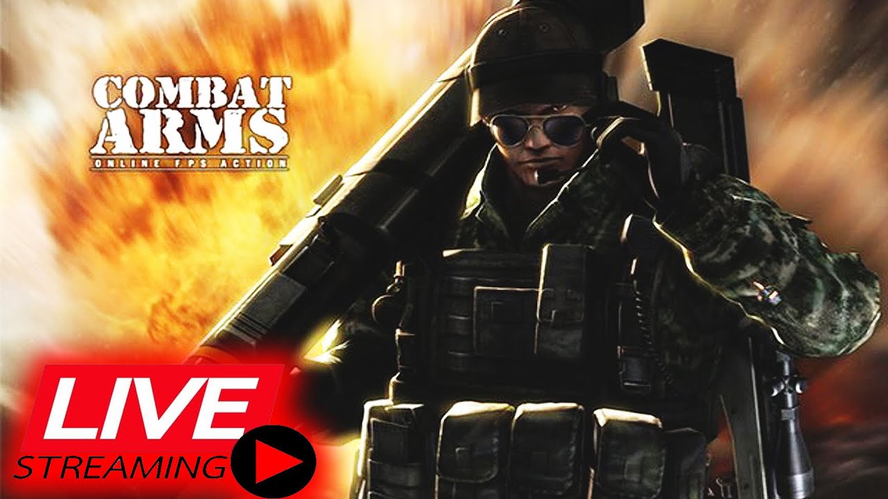 AO VIVO || COMBAT ARMS - JOGANDO ELIMINAÇÃO E ARMS RACE LIVE ON!