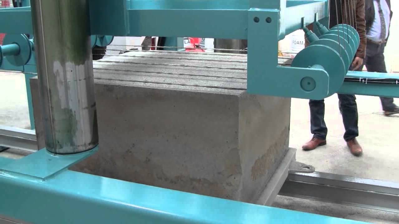 Gergedan Hücresel Hafif Beton / Foamcem / Genesis Blok Kesme Ünitesi