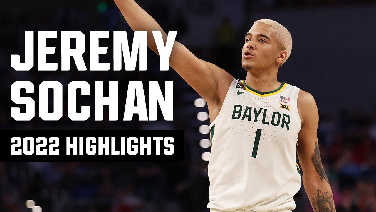 Jeremy Sochan 2022 NCAA tournament highlights