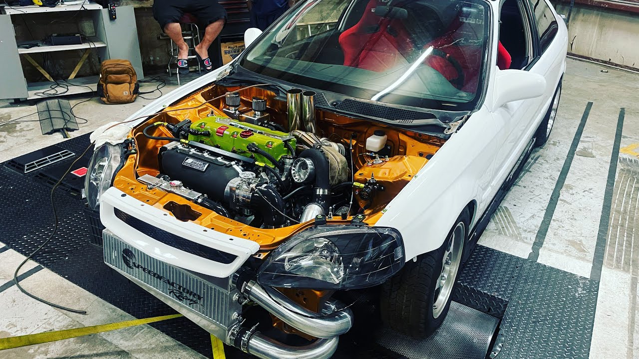 570hp SToCK K24 Turbo Civic, ARABIC POWERED!!!