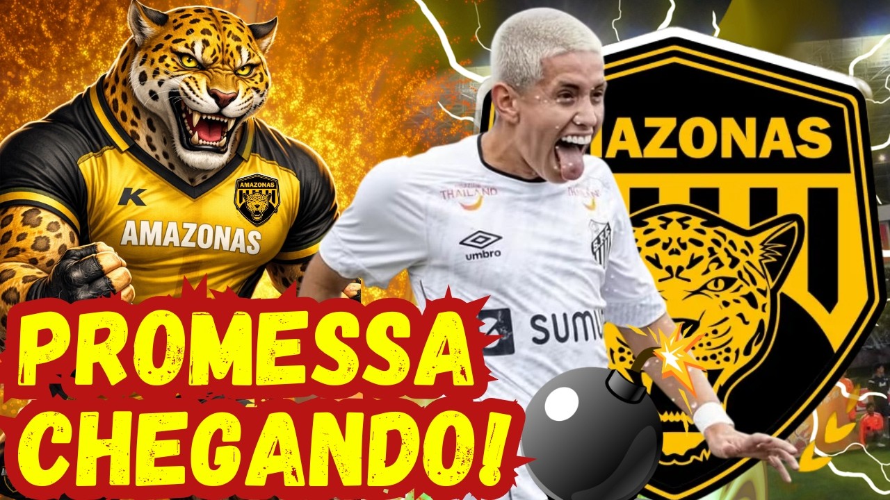 BOMBA NO MERCADO! Amazonas fecha com craque da base do Santos! #amazonasfc #santosfc #mercadodabola