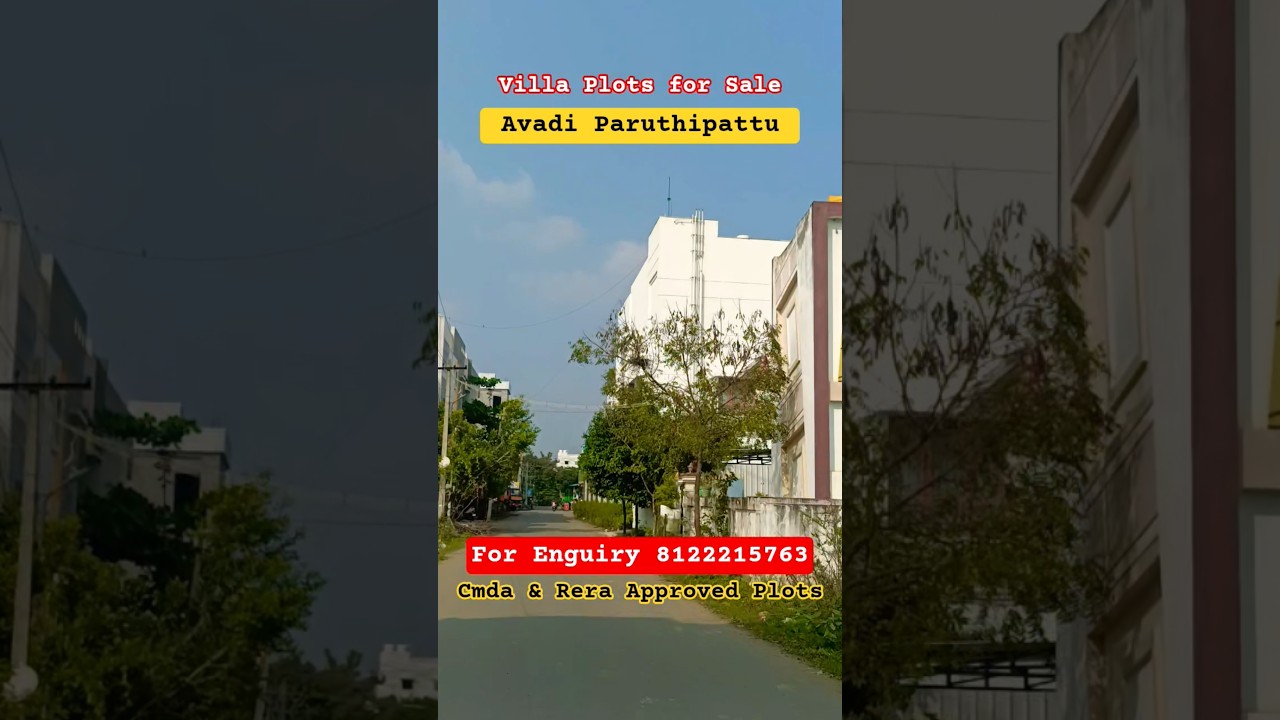 plots for sale in Avadi