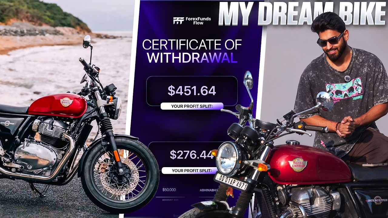 How to Buy Your Dream Bike with Prop Firms ? | Forex Funds Flow | Royal Enfield Interceptor 650