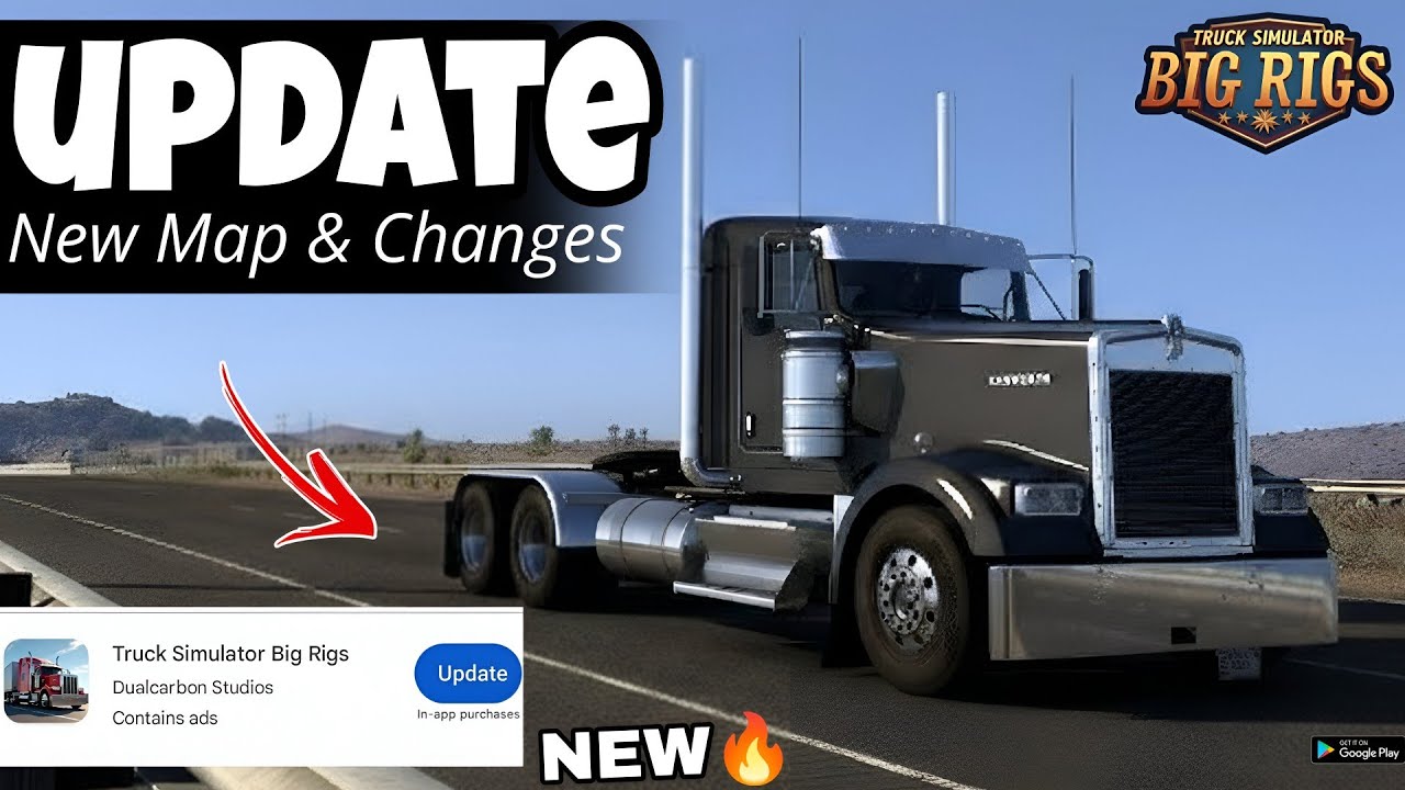 Обновление карты для Truck Simulator Big Rigs: дата выхода. Вашингтон и окрестности 🤯🔥
