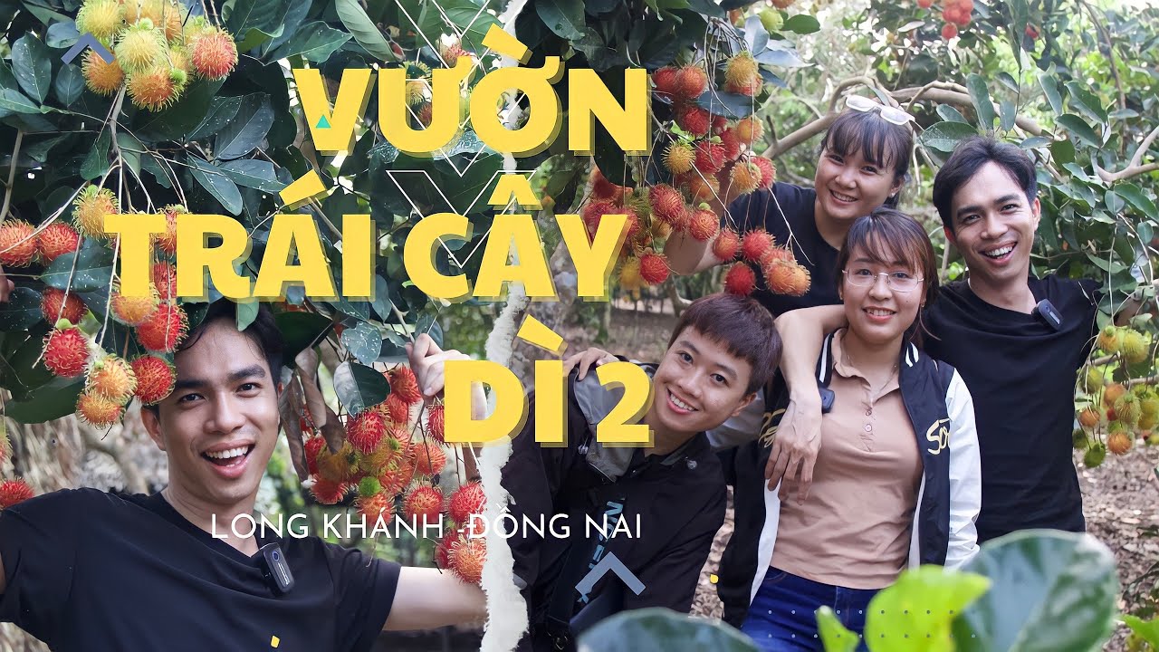 Vườn Trái Cây Đồng Nai - Vườn Dì 2 - Long Khánh #dulich #cungtamdivietnam