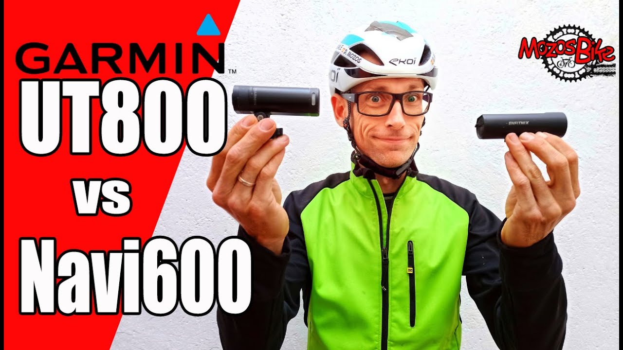 💡 Luces delanteras: comparamos la Navi600 con la Garmin UT800