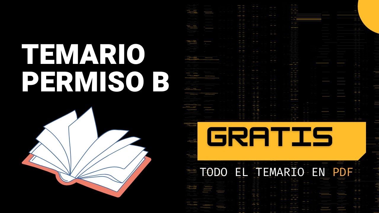 📖 TEÓRICO PERMISO B 📖 MANUAL COMPLETO PDF GRATIS 💥