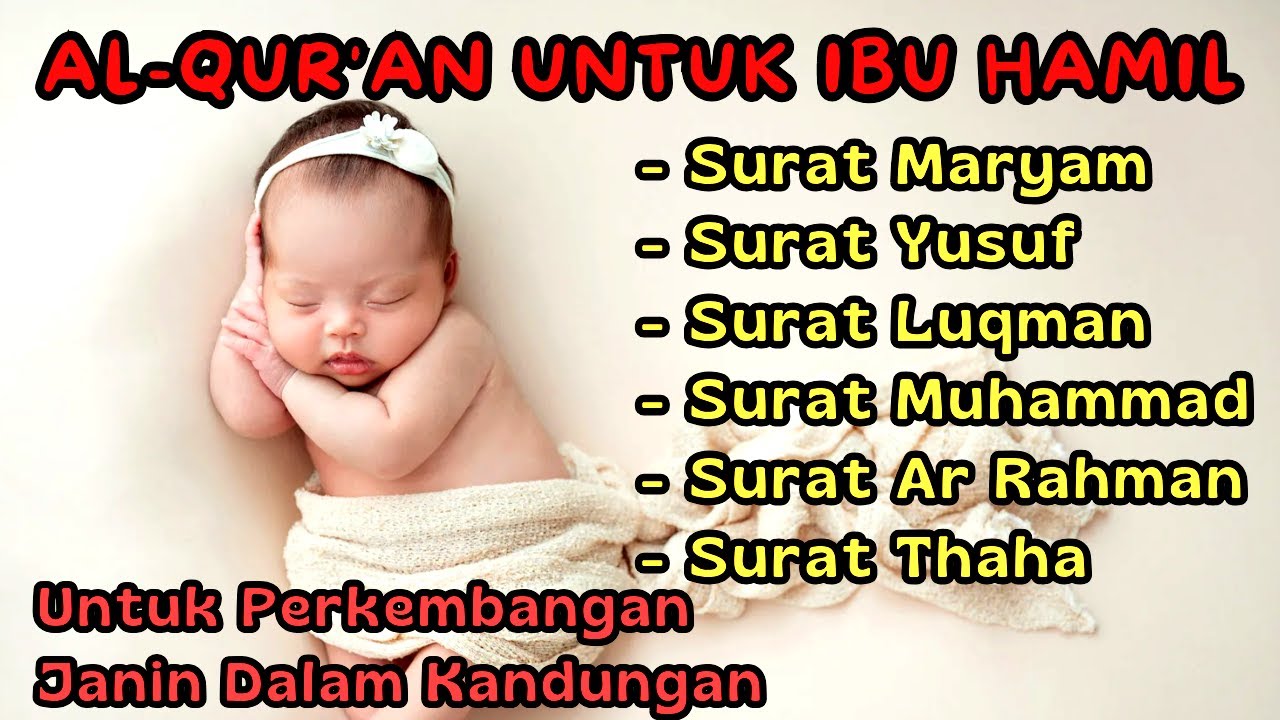 Surat Pilihan Untuk Ibu Hamil dan Janin, Surat Maryam dan Yusuf Untuk Ibu Hamil *62
