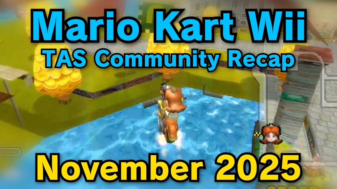 Mario Kart Wii — итоги сообщества TAS — ноябрь 2025 г.