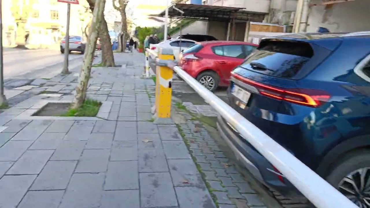 Istanbul Walking Tour - Üsküdar (Paşalimanı St) - Scenic Bosphorus Walk 4K