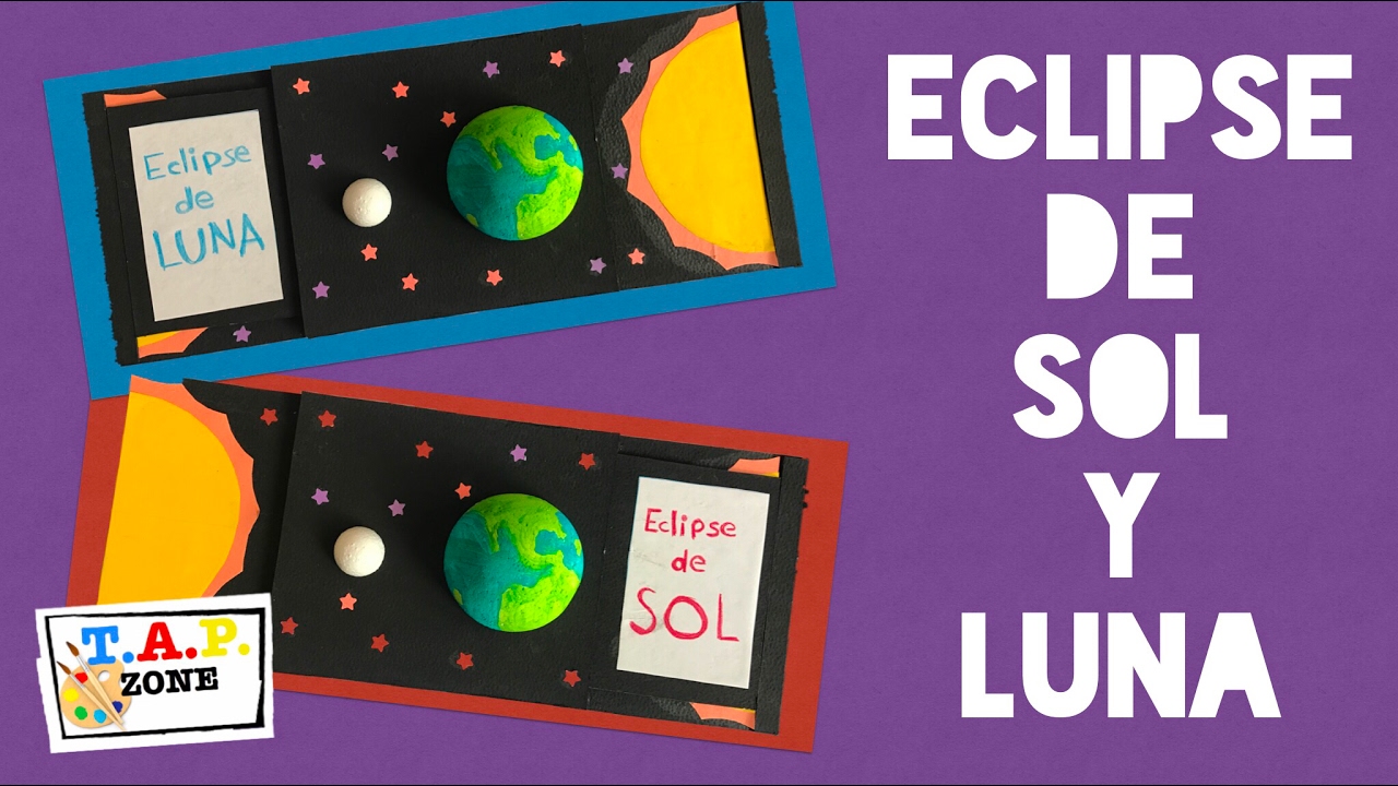 Como hacer una maqueta del eclipse solar y lunar - TAP ZONE