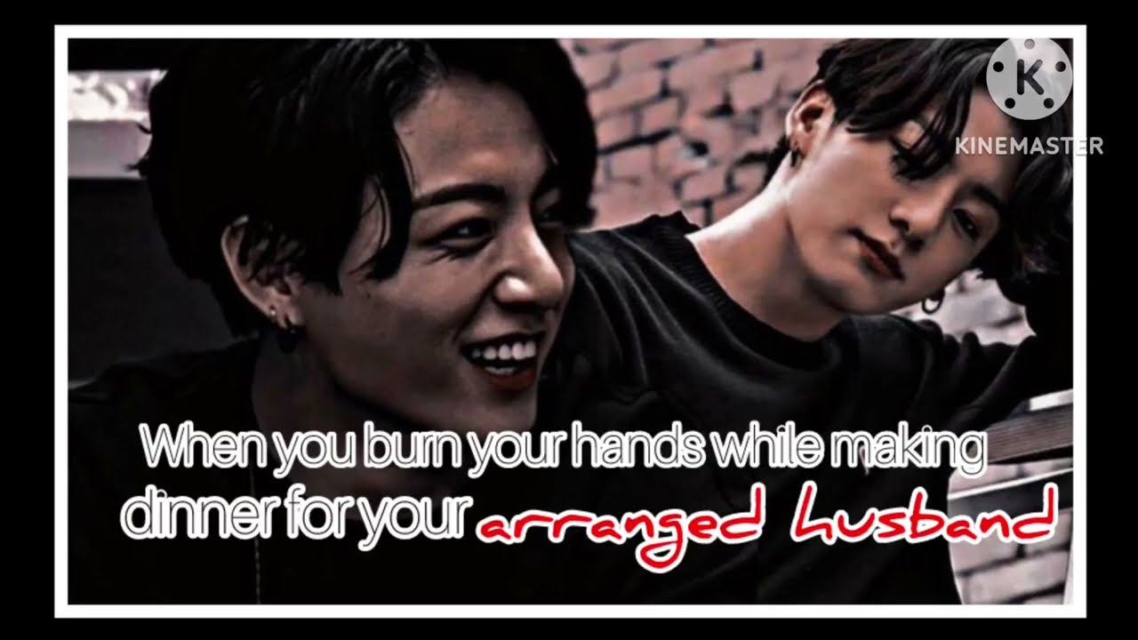 When u burn ur hand while making dinner for ur arranged husband #jungkookff #jungkookbt #jungkook