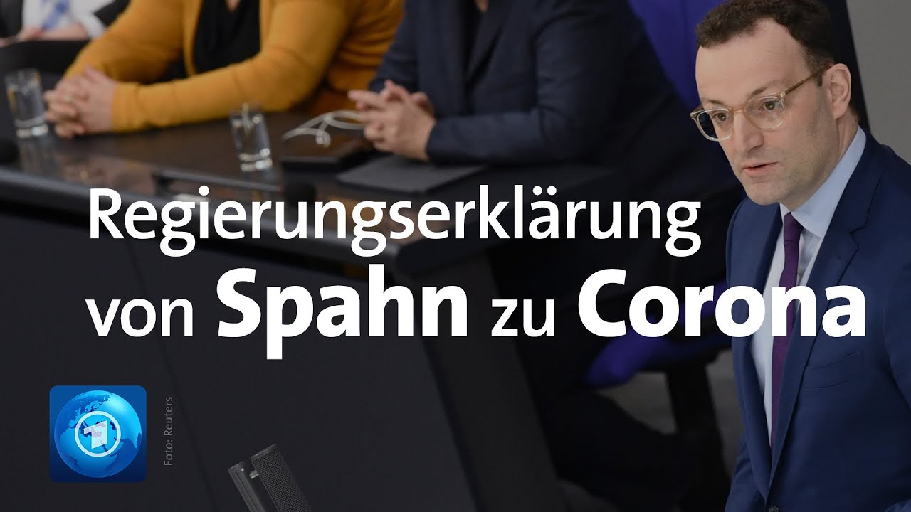 Regierungserklärung von Gesundheitsminister Spahn zum Coronavirus