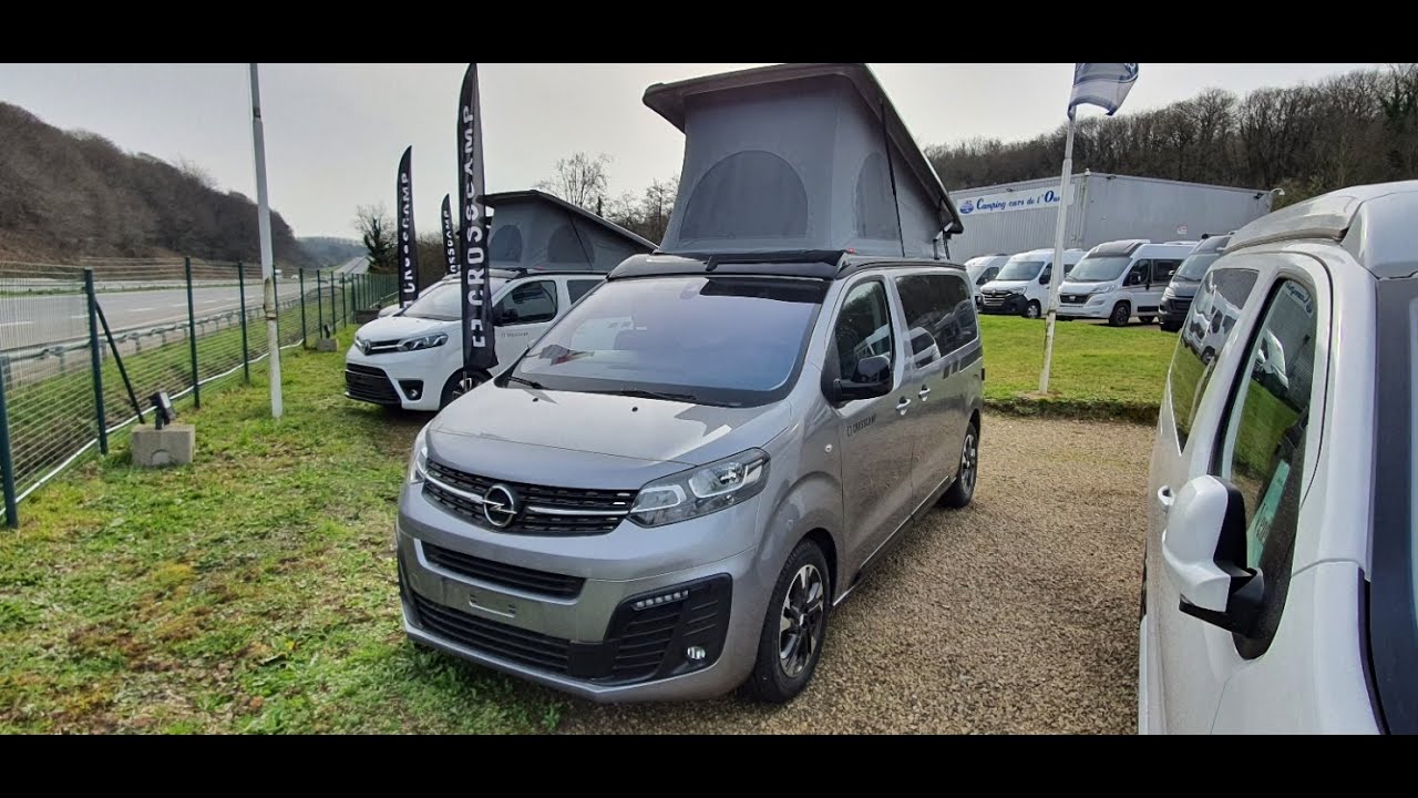 VAN CROSSCAMP cuisine modulable, eau chaude, réfrigérateur,chauffage @allocampingcartv @DethleffsTV