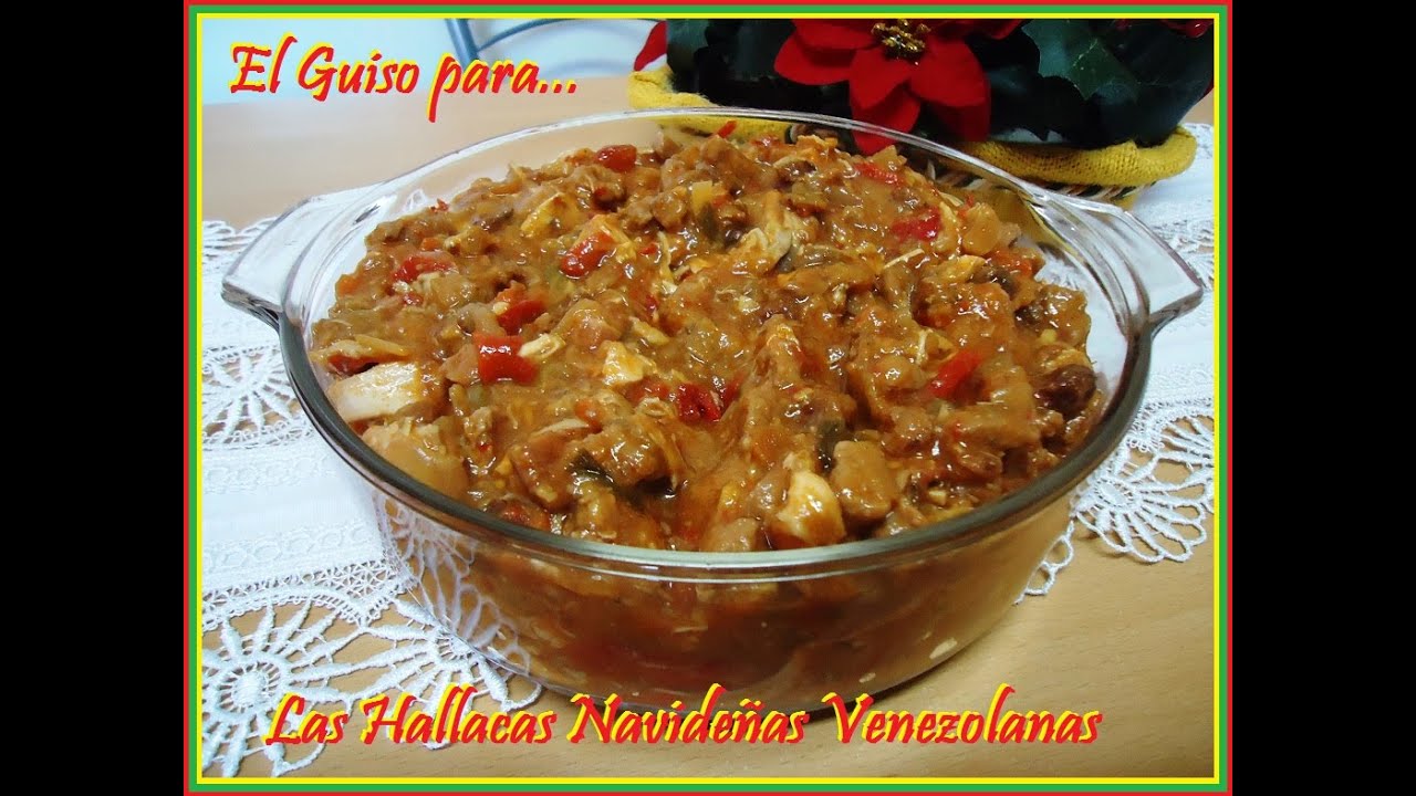 Receta del Guiso para las Hallacas Navideñas Venezolanas