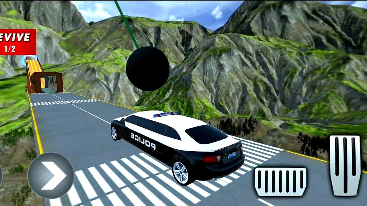 Police Limo Car Stunts Gt Racing: Ramp car stunts ABT walkthrough