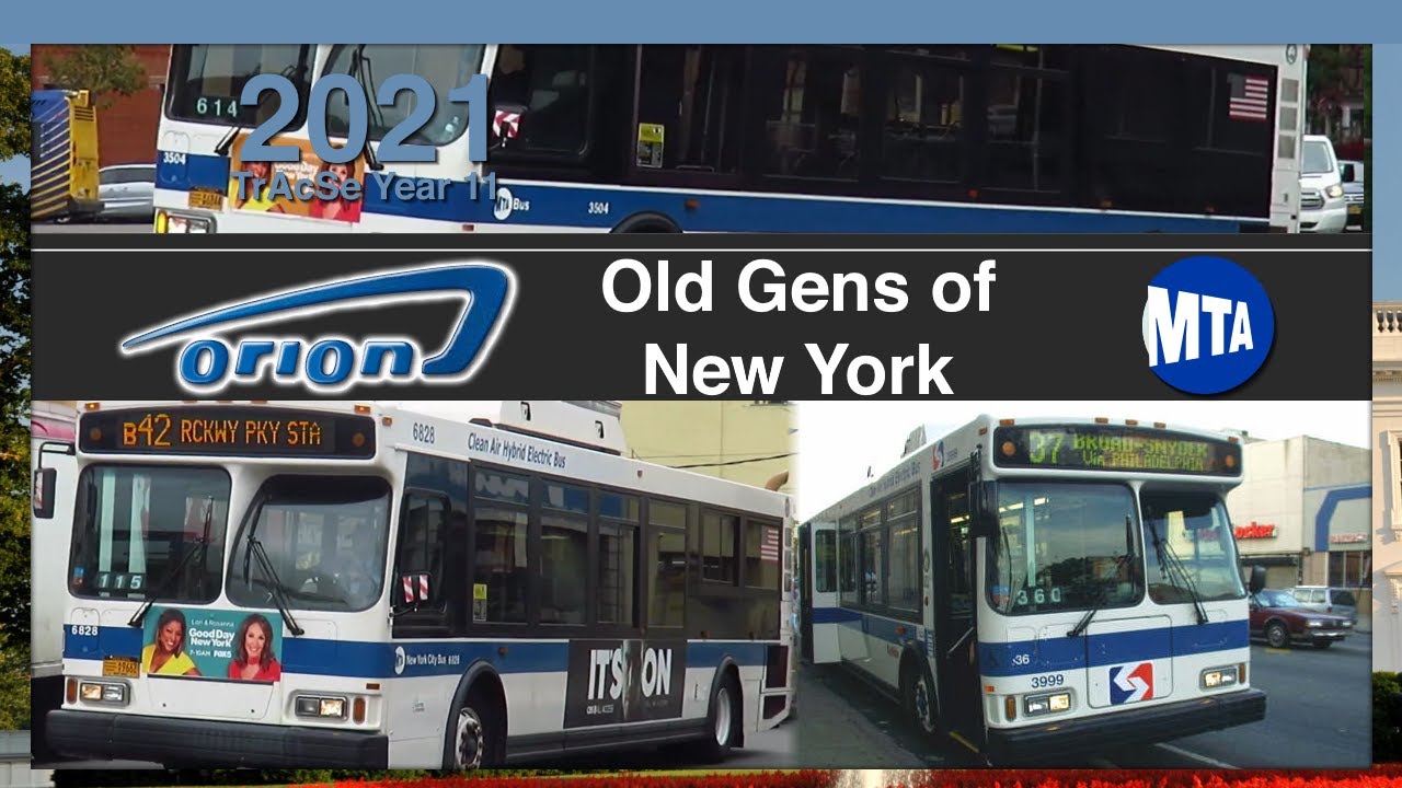 MTA NYC Orion VII OG CNG and Hybrid