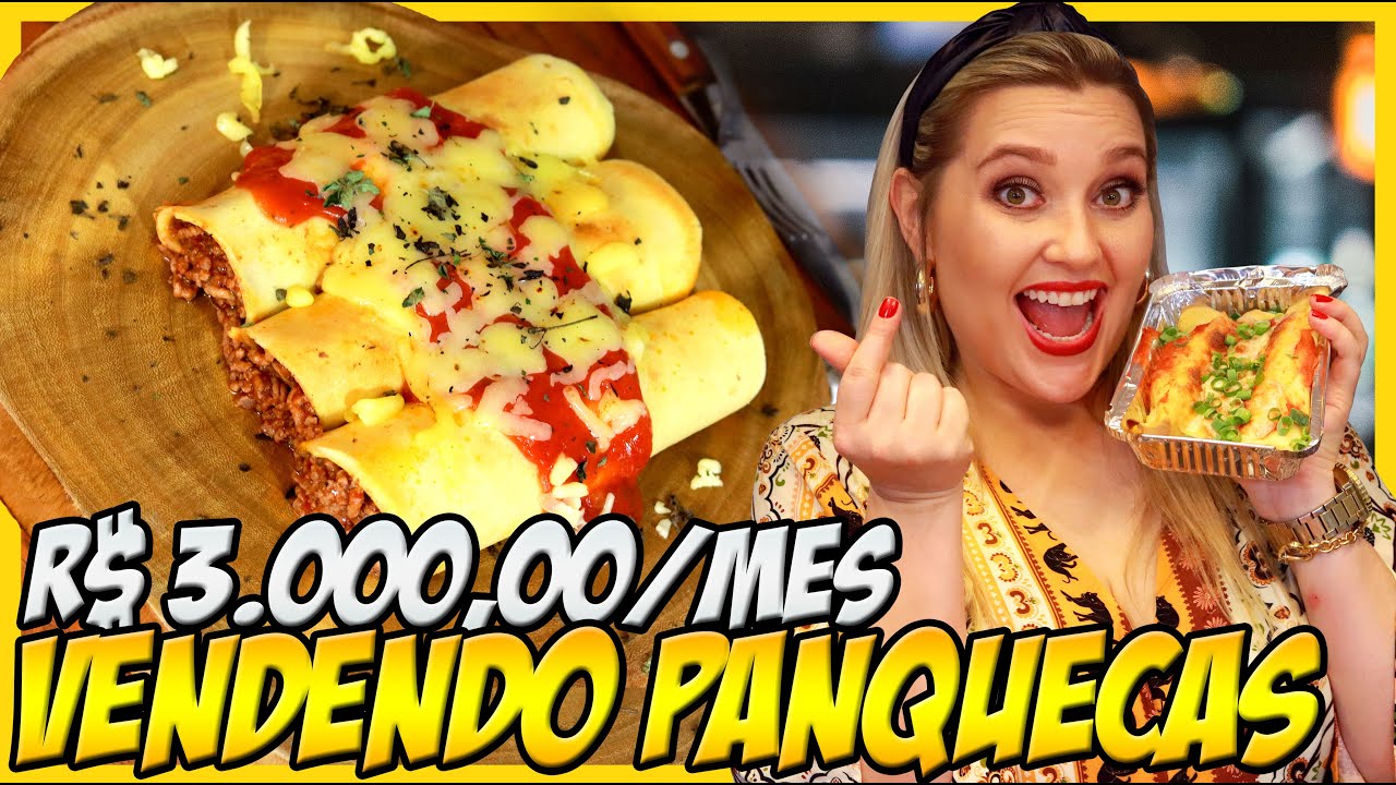 QUANTAS PANQUECAS VENDER POR DIA PARA LUCRAR R$ 3.000,00/MÊS?